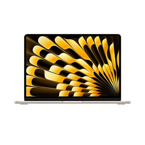 Laptop Apple Macbook Air (MC8J4SA/A) (Apple M3/8C CPU/8C GPU/16GB RAM/256GB SSD/13.6/30W/Mac OS/Starlight) (2024)